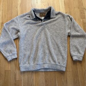 Field & Stream Sherpa Corduroy Collared Sweatshirt